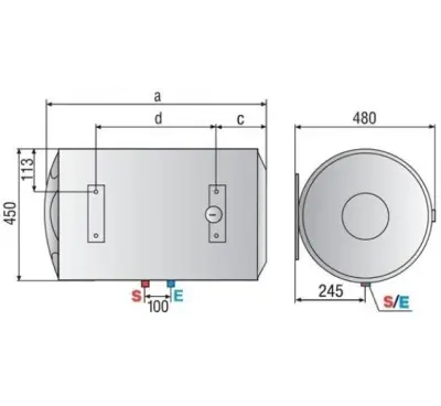 BOJLER ARISTON 80L PRO1 R80HOR