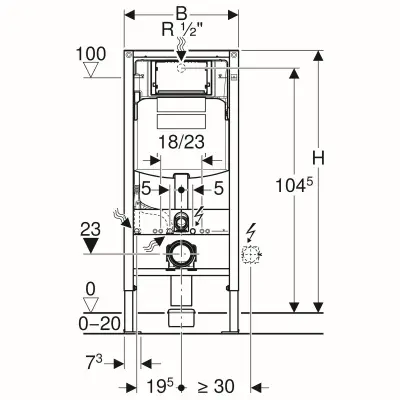 UGRADNI GEBERIT SIGMA 12cm