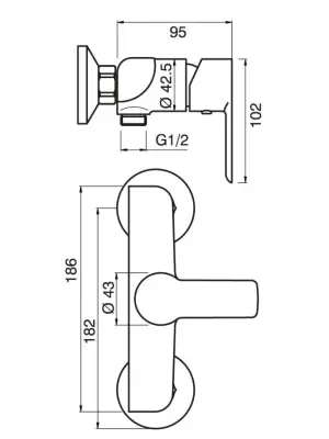 STELA BAT.TUŠ KABINA 2113