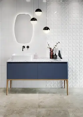 MONOBLOCK WHITE GLOSSY 20X20 1