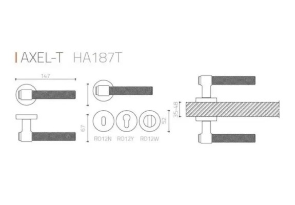 VRATA BM RUČICA OM CRNA MAT