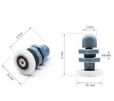 TOČKIĆI ZA TUŠ KABINE LUX 3 D