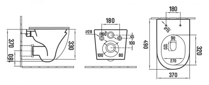 WC ŠOLJA KONZ.MWH200+DAS.RIMLE