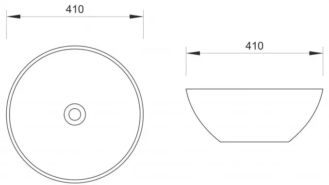 LAVABO 7009S NAD.FI410X160