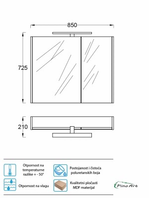 ORMARIĆ ATRIA 85 GD ANTRA.0986