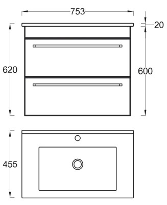 ORMARIĆ ATRIA 75 DD ANTRA.0980