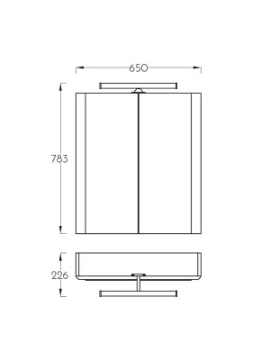 ORMARIĆ SOFT 65 GD 0842