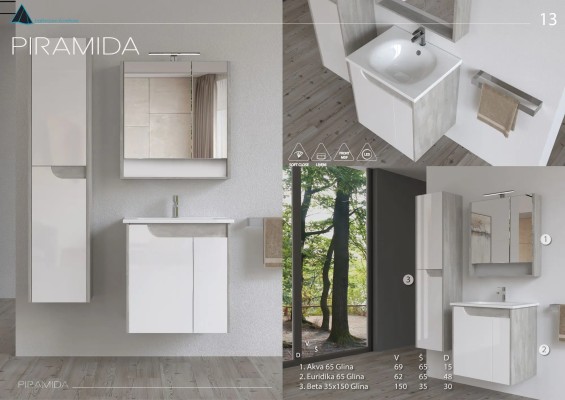 VERTIKALA BETA 35X150 GLINA